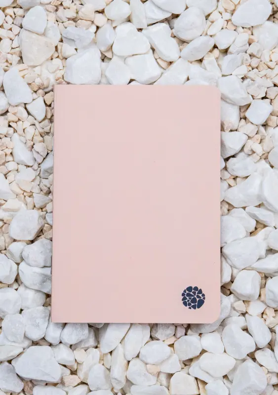 Roca stone paper - Pocket Journal A6 - Pink