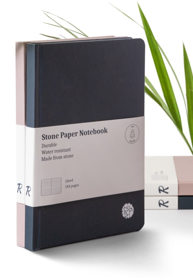 Stone Paper Hardcover Notebook A5 - Roca Stone Paper Notebooks