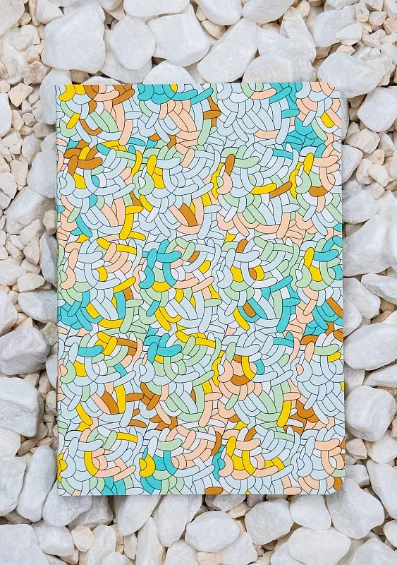 Roca stone paper Notebook - Doodles