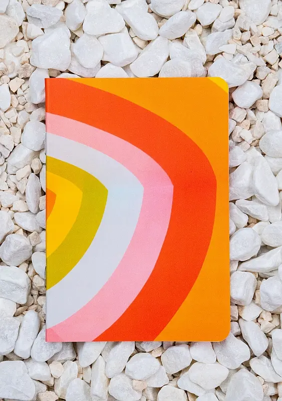 Roca stone paper Notebook - Orange