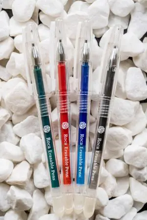 Roca erasable pens-All colors