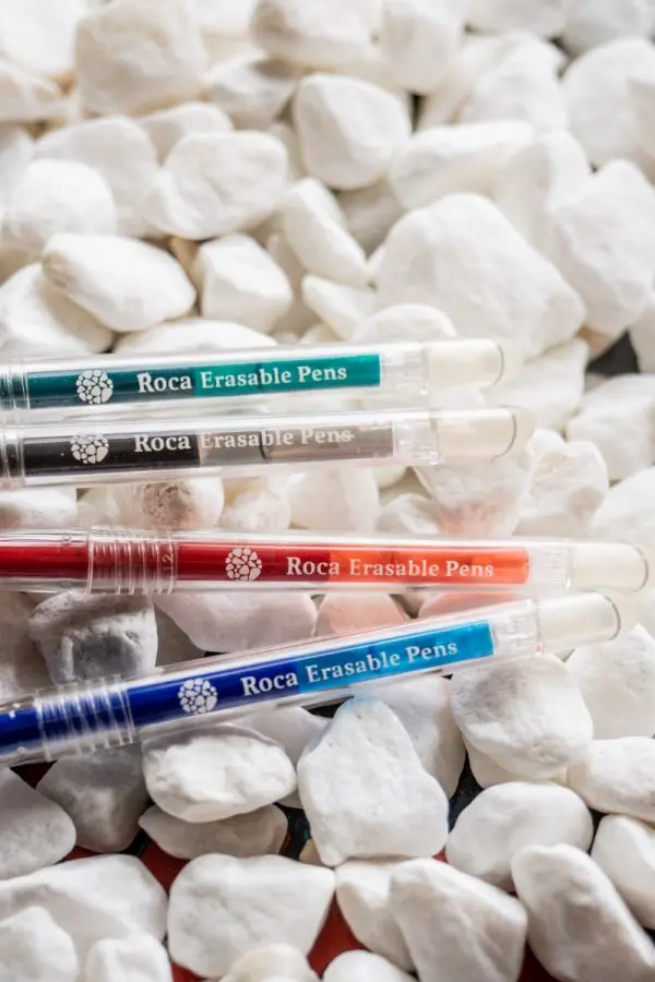 Roca erasable pens all colors